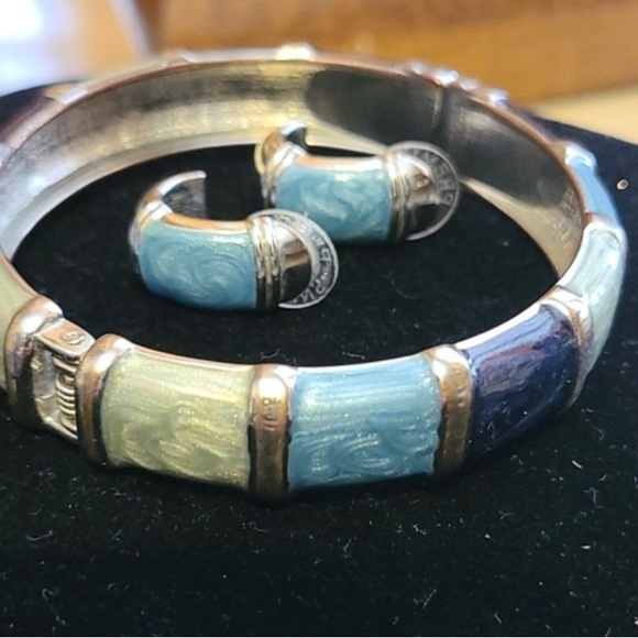 Premier Designs Bracelet earring enameled set by Premier Designs - Picture 8 of 15